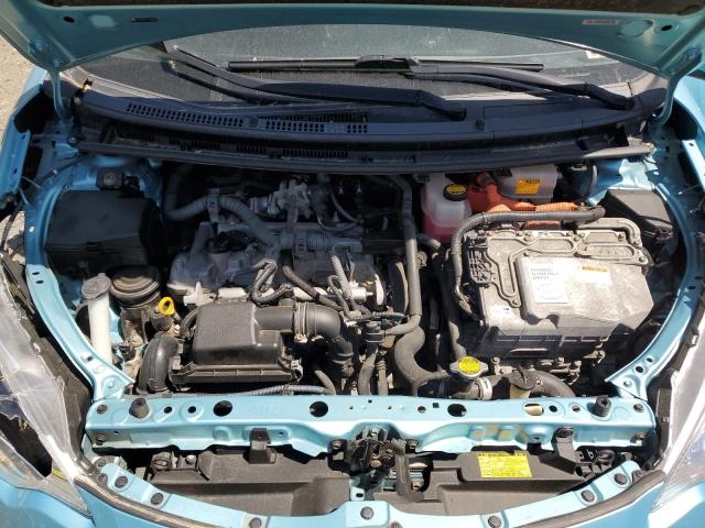 JTDKDTB37C1026597 - 2012 TOYOTA PRIUS C BLUE photo 11