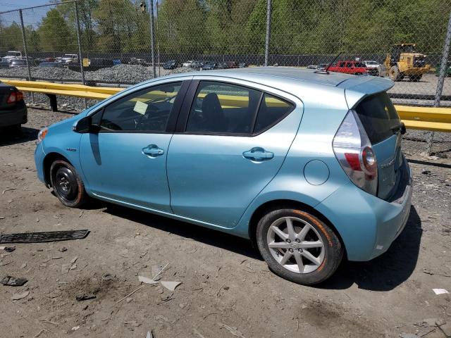 JTDKDTB37C1026597 - 2012 TOYOTA PRIUS C BLUE photo 2