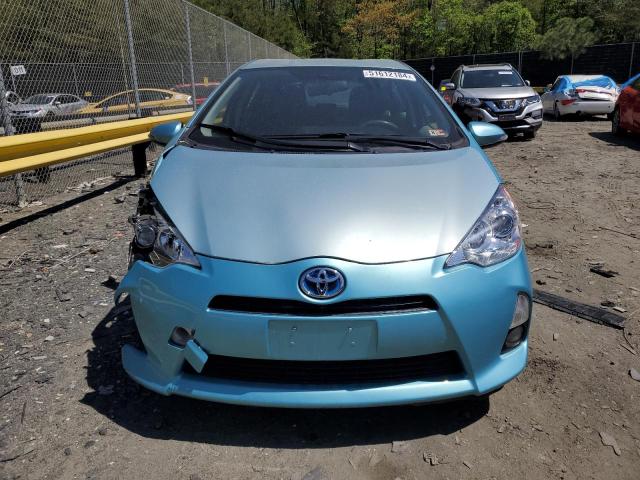 JTDKDTB37C1026597 - 2012 TOYOTA PRIUS C BLUE photo 5