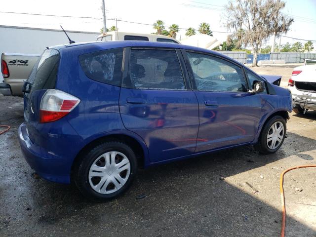 JHMGE8H26AS020892 - 2010 HONDA FIT BLUE photo 3