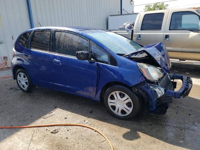 JHMGE8H26AS020892 - 2010 HONDA FIT BLUE photo 4