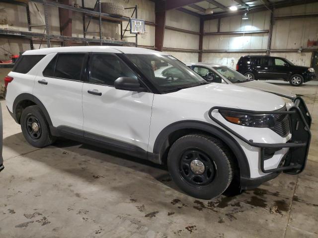 1FM5K8AB2LGB22610 - 2020 FORD EXPLORER POLICE INTERCEPTOR თეთრი ფოტო 4