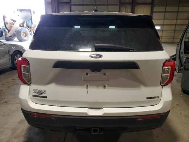 1FM5K8AB2LGB22610 - 2020 FORD EXPLORER POLICE INTERCEPTOR თეთრი ფოტო 6