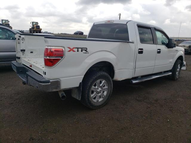 1FTFW1ET7EFB64738 - 2014 FORD F150 SUPERCREW WHITE photo 3