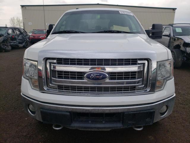 1FTFW1ET7EFB64738 - 2014 FORD F150 SUPERCREW WHITE photo 5