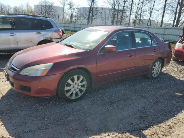 1HGCM66536A002398 - 2006 HONDA ACCORD EX RED photo 1