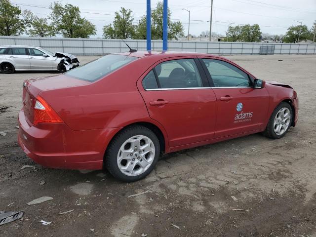 3FAHP0HAXAR207434 - 2010 FORD FUSION SE RED photo 3