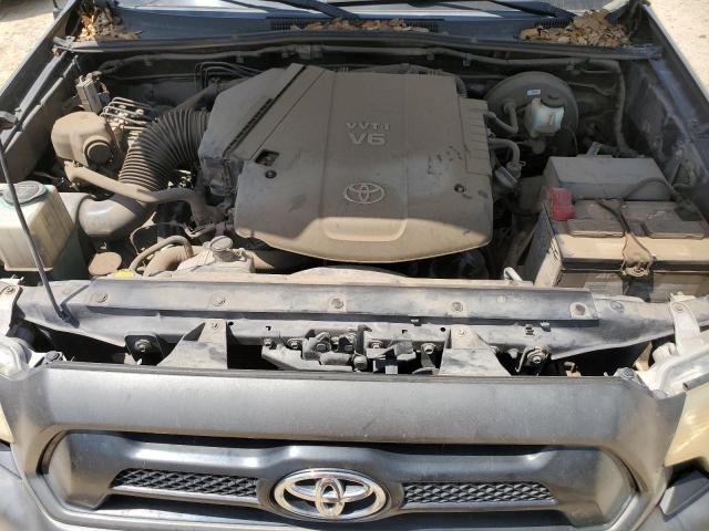 5TFJU4GN0DX040562 - 2013 TOYOTA TACOMA DOUBLE CAB PRERUNNER GRAY photo 11