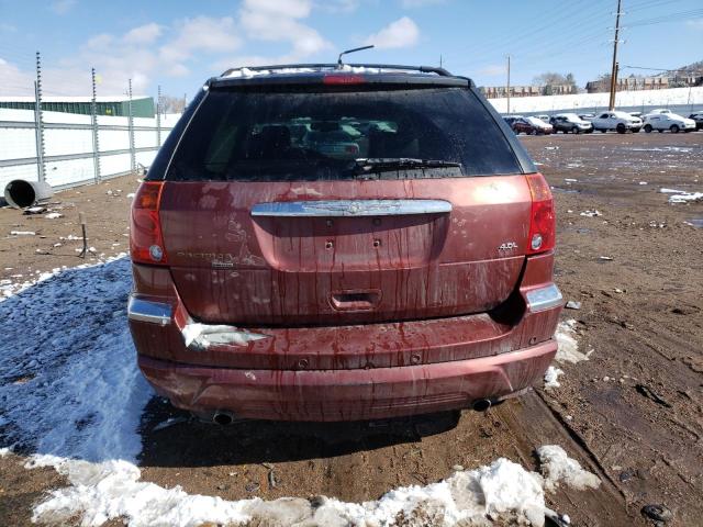 2A8GM78X37R208184 - 2007 CHRYSLER PACIFICA LIMITED BURGUNDY photo 6
