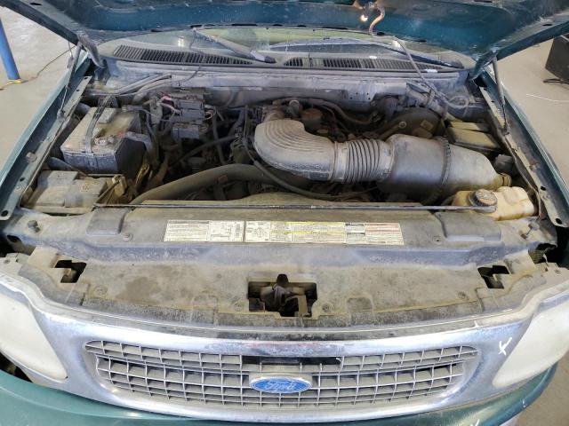 1FTDX18W6VKB95450 - 1997 FORD F150 GREEN photo 11