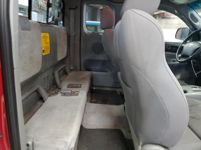 5TEUU42N57Z431658 - 2007 TOYOTA TACOMA ACCESS CAB წითელი ფოტო 10