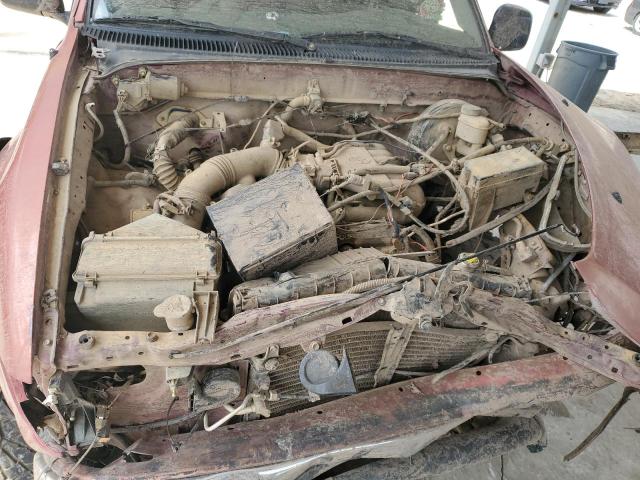 5TESN92N02Z120293 - 2002 TOYOTA TACOMA XTRACAB PRERUNNER მუქწითელი ფოტო 11