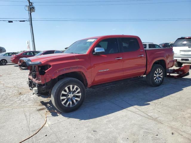 3TMGZ5ANXNM460668 - 2022 TOYOTA TACOMA DOUBLE CAB BURGUNDY photo 1