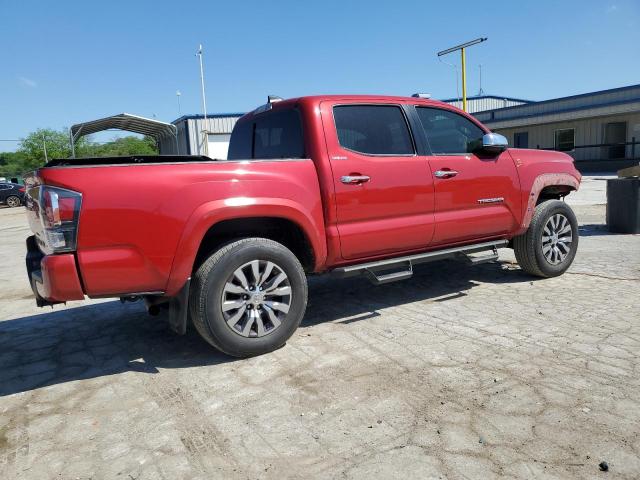 3TMGZ5ANXNM460668 - 2022 TOYOTA TACOMA DOUBLE CAB BURGUNDY photo 3