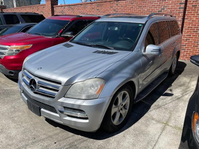 4JGBF7BE1CA777189 - 2012 MERCEDES-BENZ GL 450 4MATIC SILVER photo 2