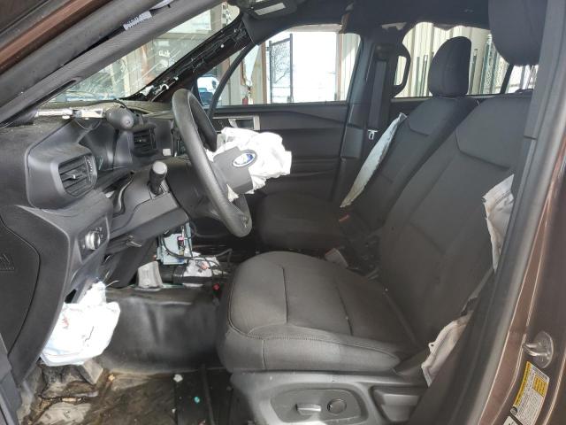 1FM5K8AW6MNA10716 - 2021 FORD EXPLORER POLICE INTERCEPTOR 棕色 照片 7