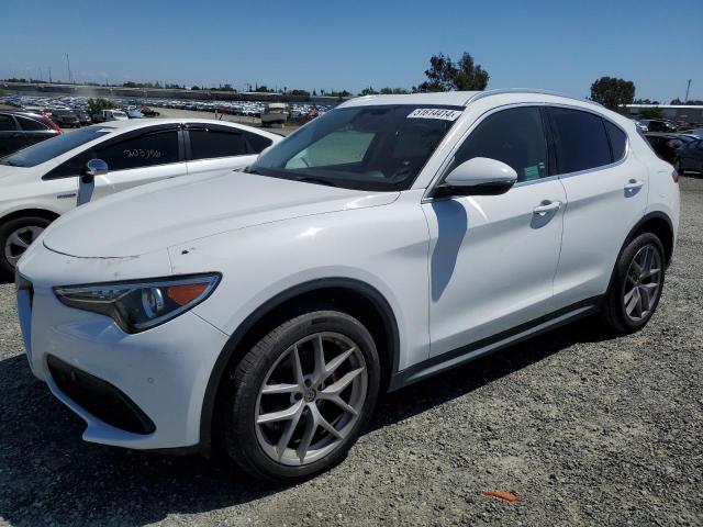 ZASFAKBN5J7B76103 - 2018 ALFA ROMEO STELVIO TI WHITE photo 1
