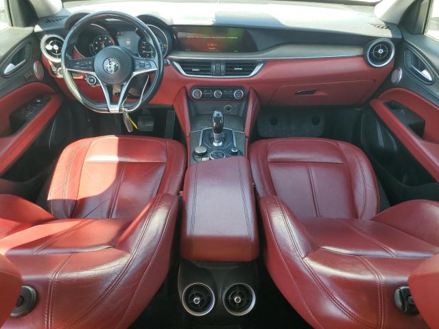 ZASFAKBN5J7B76103 - 2018 ALFA ROMEO STELVIO TI WHITE photo 8