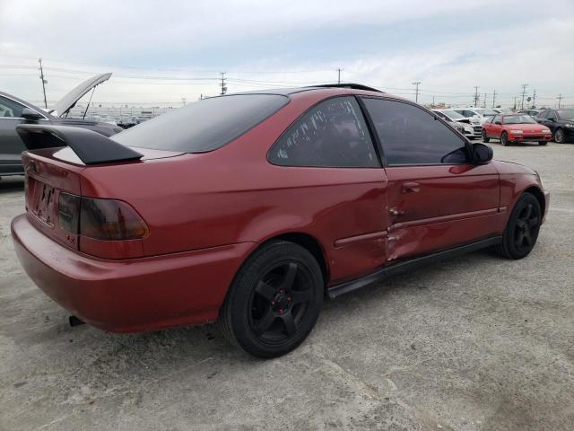 1HGEJ8240WL121881 - 1998 HONDA CIVIC EX BURGUNDY photo 3