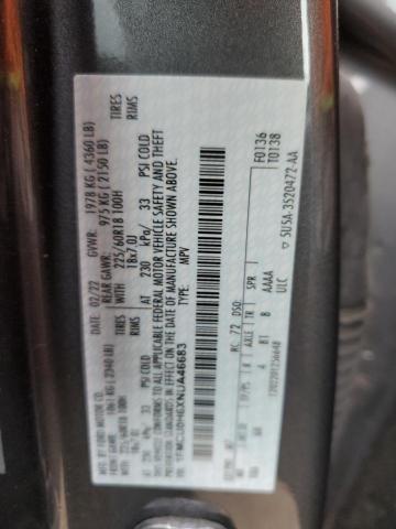 1FMCU0H6XNUA46683 - 2022 FORD ESCAPE SEL GRAY photo 13