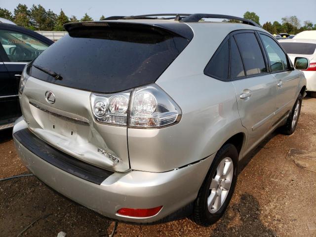 2T2HA31U34C039255 - 2004 LEXUS RX 330 SILVER photo 3