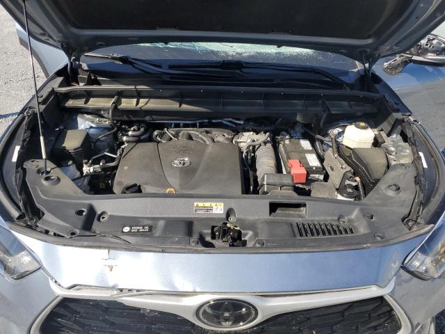 5TDGZRAH9LS014672 - 2020 TOYOTA HIGHLANDER XLE SILVER photo 12