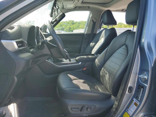 5TDGZRAH9LS014672 - 2020 TOYOTA HIGHLANDER XLE SILVER photo 7