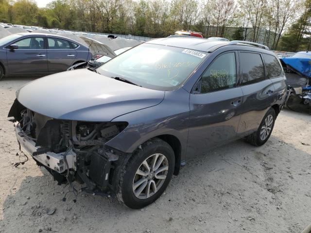 5N1AR2MM1EC689681 - 2014 NISSAN PATHFINDER S GRAY photo 1