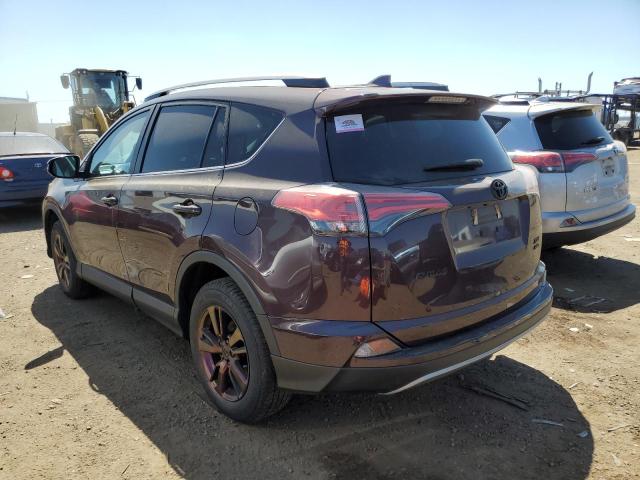 2T3RFREV8JW720299 - 2018 TOYOTA RAV4 ADVENTURE BROWN photo 2