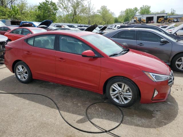 KMHD84LF5LU001123 - 2020 HYUNDAI ELANTRA SEL RED photo 4