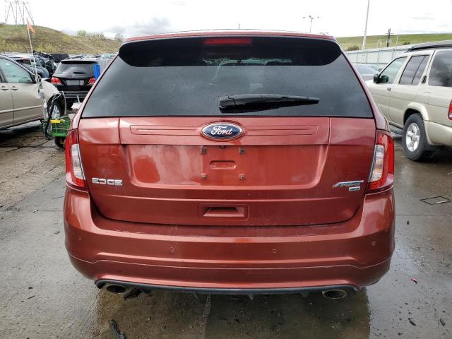 2FMDK4AK5EBA06378 - 2014 FORD EDGE SPORT MAROON photo 6