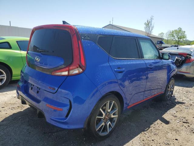 KNDJ63AU2M7738868 - 2021 KIA SOUL GT LINE BLUE photo 3