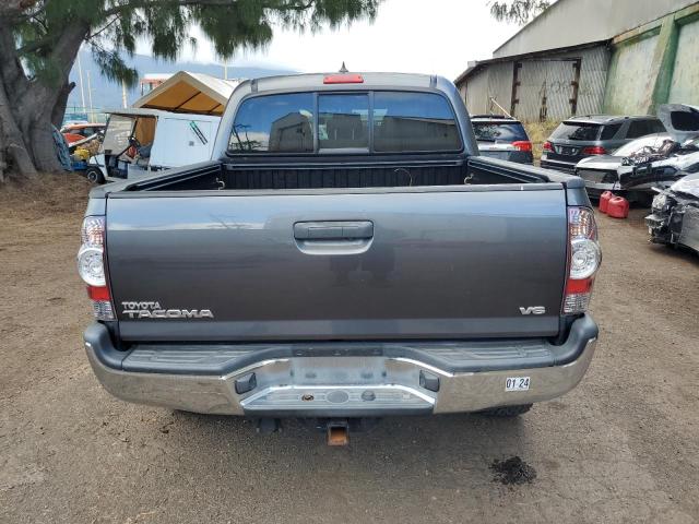 3TMLU4ENXFM202850 - 2015 TOYOTA TACOMA DOUBLE CAB GRAY photo 6