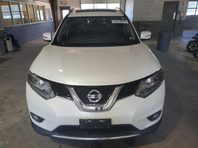 5N1AT2MV1FC927458 - 2015 NISSAN ROGUE S WHITE photo 5