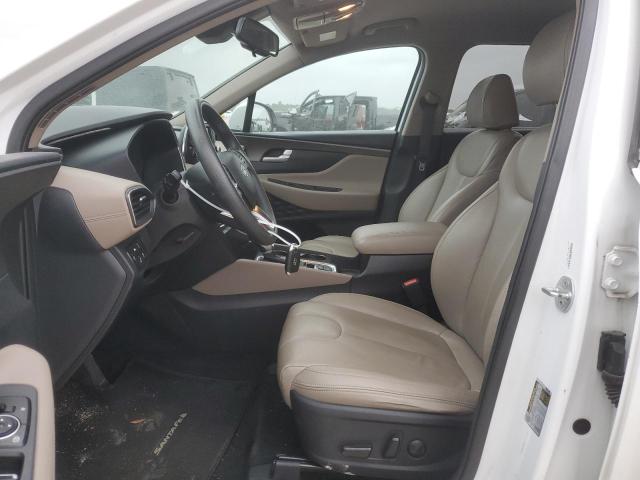 5NMS3CAD2LH219520 - 2020 HYUNDAI SANTA FE SEL WHITE photo 7