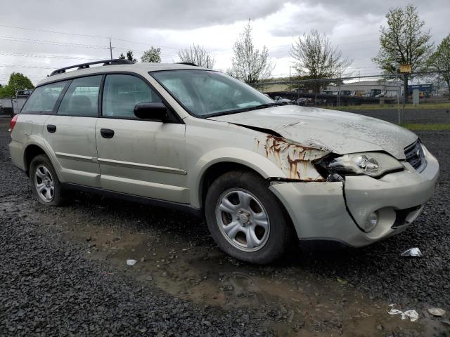 4S4BP61C577302395 - 2007 SUBARU LEGACY OUTBACK 2.5I SILVER photo 4