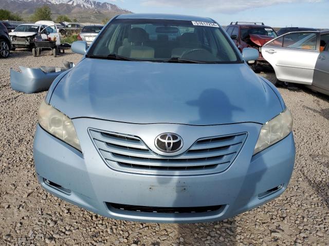 4T1BE46K79U876253 - 2009 TOYOTA CAMRY BASE BLUE photo 5