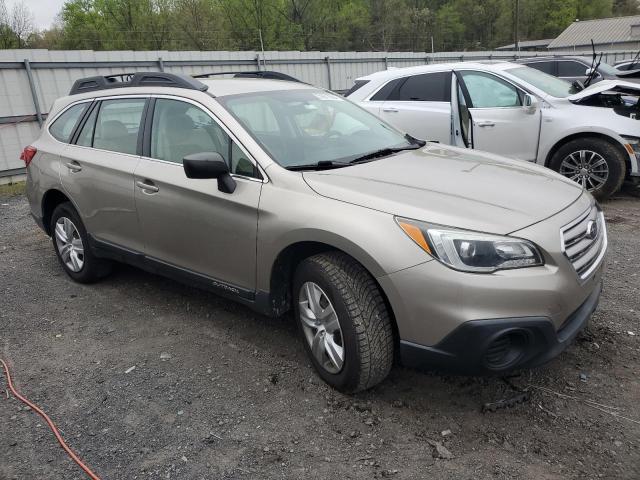 4S4BSAAC0F3222025 - 2015 SUBARU OUTBACK 2.5I TAN photo 4