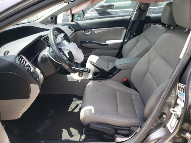 19XFB2F91DE030837 - 2013 HONDA CIVIC EXL 灰色 照片 7