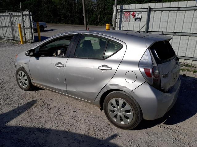 JTDKDTB3XE1076171 - 2014 TOYOTA PRIUS C SILVER photo 2