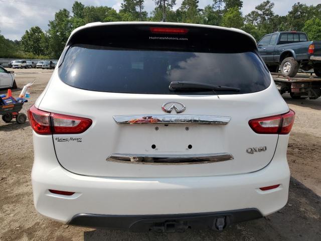 5N1AL0MM0EC516093 - 2014 INFINITI QX60 WHITE photo 6