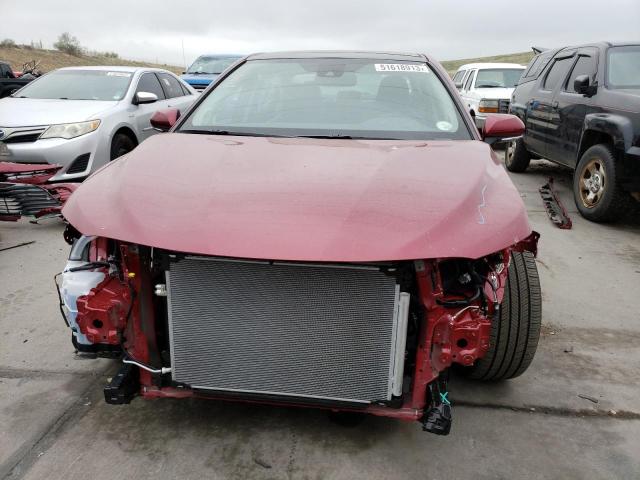 4T1F11BK7LU012568 - 2020 TOYOTA CAMRY XLE RED photo 5