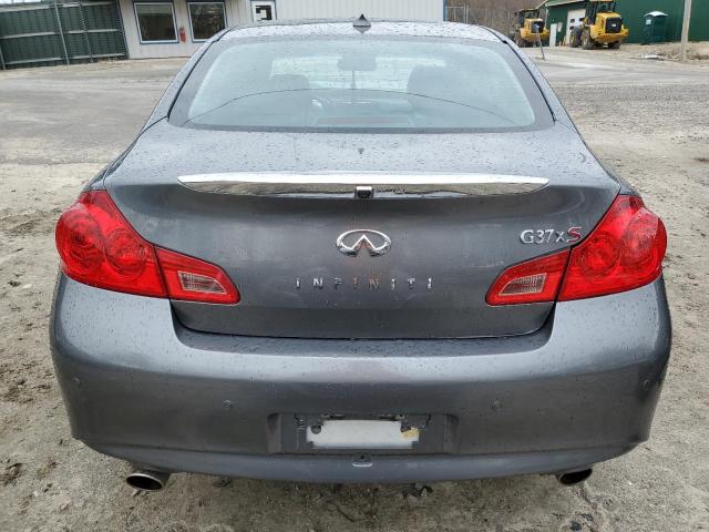 JN1CV6AR6DM753404 - 2013 INFINITI G37 GRAY photo 6