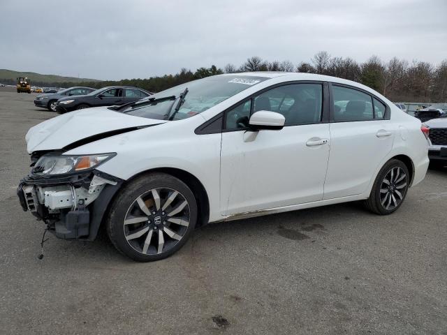 19XFB2F94FE283217 - 2015 HONDA CIVIC EXL WHITE photo 1