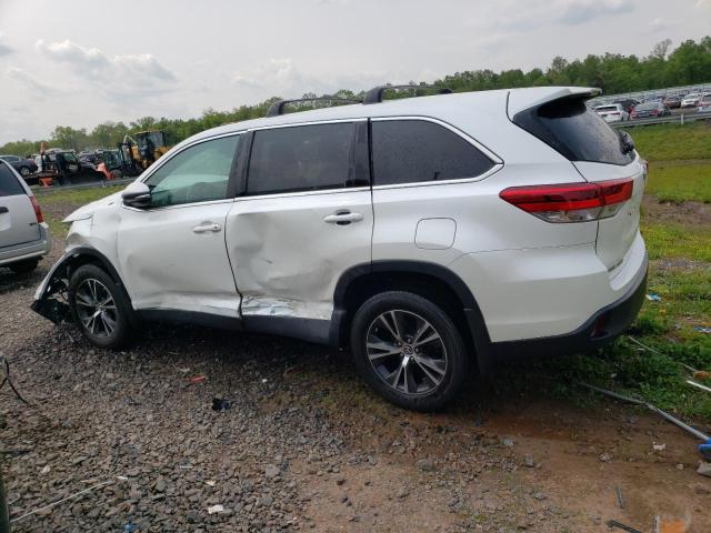 5TDBZRFH9KS920354 - 2019 TOYOTA HIGHLANDER LE WHITE photo 2