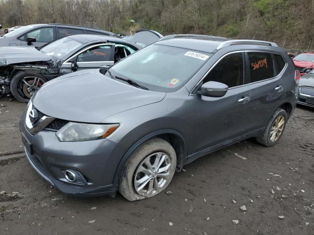 5N1AT2MVXFC908147 - 2015 NISSAN ROGUE S GRAY photo 1