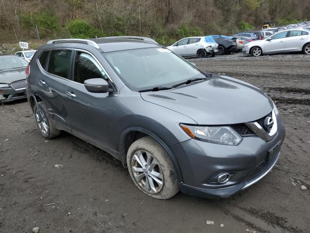 5N1AT2MVXFC908147 - 2015 NISSAN ROGUE S GRAY photo 4