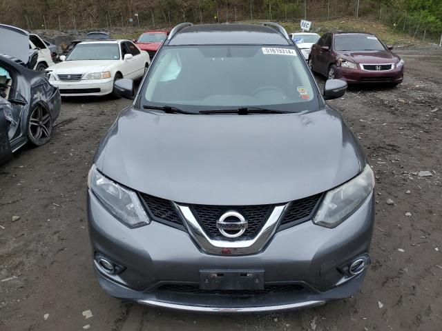 5N1AT2MVXFC908147 - 2015 NISSAN ROGUE S GRAY photo 5