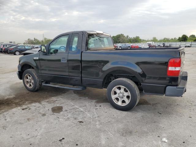 1FTRF12257KD65069 - 2007 FORD F150 BLACK photo 2