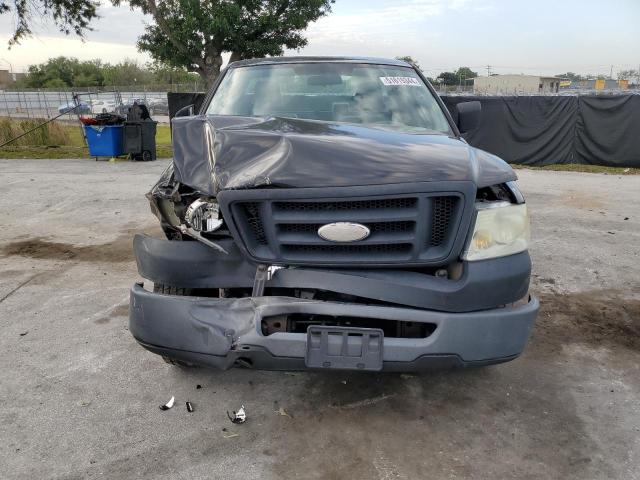 1FTRF12257KD65069 - 2007 FORD F150 BLACK photo 5